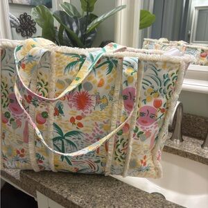 Roller Rabbit Multi-Color Tropical Tote